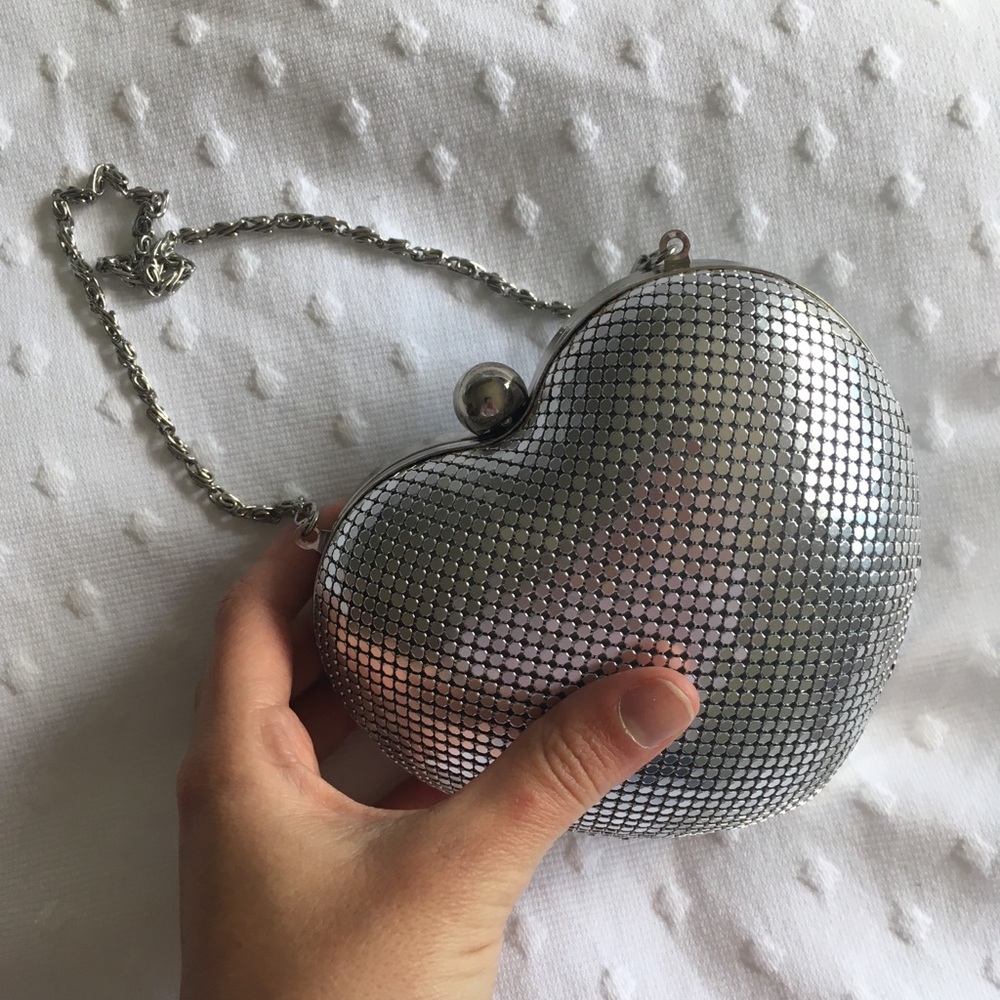 Kate Landry Metal Heart Bag